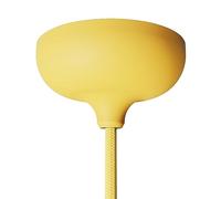 creative cables - Kit Rosace en Silicone avec Trou Central et possibilité de Trou latéral - Jaune