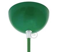 creative cables Kit Rosace hémisphérique à 1 Trou en métal Peint - Vert