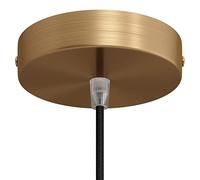 creative cables Kit Rosace métallique cylindrique - Conique, Bronze satiné