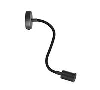 creative cables Lampe Fermaluce Flex 30 avec Mini Rosace, Interrupteur et Mini Spot GU1d0 - avec Ampoule, Noir