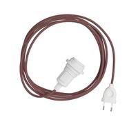 creative cables - Snake Zig-Zag pour Abat-Jour - Lampe Plug-in avec câble Textile Effet Zig-Zag - 5 Mètres, RZ28
