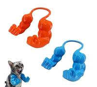 Creative Cat Muscle Arm, 3D Printed Halloween Costume Accessory, Fun Pet Neck Prop(Color g,L)