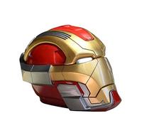 Creative Cendrier avec couvercle The Avengers Masque Helme Résine Cendrier Container Accueil Outdoor Cigar Holder cadeau de Noël (Color : Red)