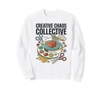 Creative Chaos Collective Artist Craft Humour Mixed Media Art Sweatshirt
