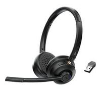 Creative Casque sans fil Chat Wireless sur oreille, Micro perche à réduction de bruit, Dongle USB