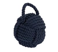 Creative Co-op Corde nautique, coton, bleu marine