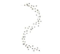 Creative Co-OP Guirlande en Carton à Paillettes Finition argentée 183 cm Multicolore