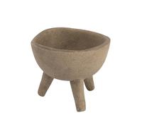 Creative Co-op Jardinière en Terre Cuite, Taupe, 7,6 cm