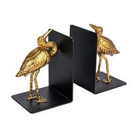 Creative Co-Op Lot de 2 Serre-Livres décoratifs en Forme d'oiseau Doré