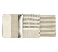 Creative Co-op Lot de 3 torchons en Coton à Rayures Marron Clair et Gris