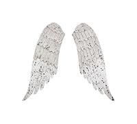 Creative Co-Op Petites Ailes d'ange décoratives en Gris Vieilli