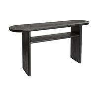 Creative Co-Op Table console Firwood robuste noire