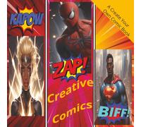 Creative Comics: Draw it, write it, own your story. Create your own heroes anyway you want. | 8.5 x 8.5 100 Pages | A great way to put your imagination to work.