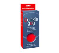 Creative Conceptions CCQGBALMR Boule en silicone Quickie Gag, rouge-moyen