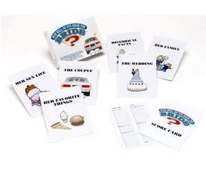 Creative Conceptions - Jeu de société - How Well Do You Know The Bride? - Langue: anglais