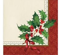 Creative Converting 324098 Lot de 16 serviettes de table en papier Motif vacances traditionnelles