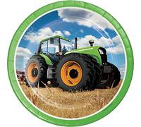 Creative Converting Assiettes en carton Tractor Time, 24 ct