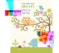 Creative Converting - Carte de remerciement, arbre pack de 8 SG27150 (taille unique) (Coloré)