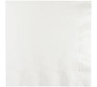 Creative Converting Celebrations Lot de 20 serviettes en papier Blanc