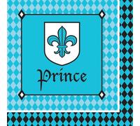 Creative Converting Lot de 18 serviettes en papier Motif bouclier du prince royal