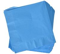 Creative Converting Lot de 50 serviettes de table en papier triple épaisseur, couleur turquoise