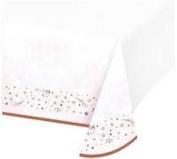 Creative Converting - Nappe, Bordé, J109, Rose, 137 X 243cm (54 X 95.5)