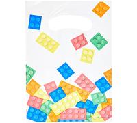 Creative Converting PC315256 Lot de 8 sacs à friandises en plastique Multicolore 22,9 x 16,5 cm