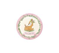 Creative Converting PC350478 Lot de 8 assiettes en papier Motif cerf Rose