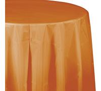 Creative Converting Touch of Color Nappe en Plastique Octy-Round 82 cm Motif Citrouille