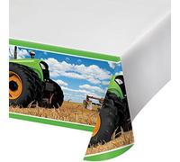 Creative Converting Tractor Time Nappe en Plastique Multicolore 54 x 102 cm