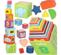 Creative Corner Tour éducative en bois pour apprendre à compter 71cm XXL