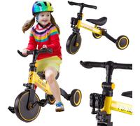 Creative Corner Trike Fix Mini běžecká tříkolka 3v1 s pedály žlutá