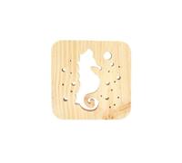 Creative Craft Décoration Lampe en Bois Led Lumière Veilleuse Lampe de Table Djzs445