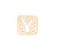 Creative Craft Décoration Lampe en Bois Led Lumière Veilleuse Lampe de Table Djzs455