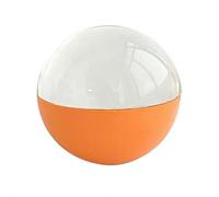Creative Crystal Ball Lecteur vidéo - Boule de verre électronique 3D avec support MP4/JPG, 4 Go de stockage et volume réglable, idéal pour cadeaux, souvenirs de voyage et moments de famille (orange)