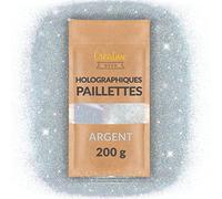 Creative Deco 200g Paillette Holographique Argent
