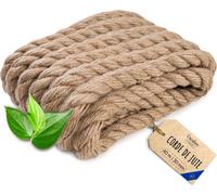 Creative Deco 40m Corde de Jute Epaisseur 30mm