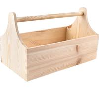 Creative Deco Boîte de Rangement en Bois 34 x 18 x 20,5 cm