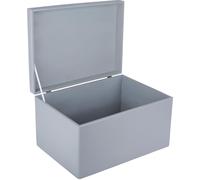 Creative Deco Boite de Rangement en Bois Gris 40 x 30 x 24 cm (+/- 1 cm)