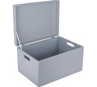 Creative Deco Boite de Rangement en Bois Gris 40 x 30 x 24 cm (+/-1cm)
