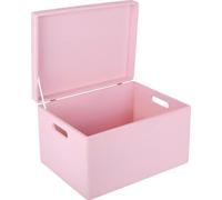 Creative Deco Boite de Rangement en Bois Rose 40 x 30 x 24 cm (+/-1cm)