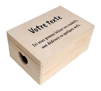 Creative Deco Boîte en Bois Cadeau Personnalisé | Votre Propre Cadeau Personnalisé n’Importe Quel Texte | Coffret Cadeau Coffret Cadeau | pour Femmes Hommes et Couple