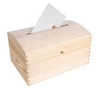Creative Deco Boite en Bois pour Enveloppes | 34,5 x 24 x 19 cm | Boîte pour Cartes | Urne Mariage et Anniversaire Cadeau | Tirelire avec Serrure et Clé