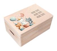Creative Deco Cadeau Boîte Personnalisée pour Anniversaire Enfant - Votre Texte Souhaité | Coffret Cadeau Original Personnalisé | Décoration Personnalisable Fête