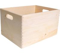 Creative Deco Caisse Bois Rangement 40 x 30 x 24 cm (+/- 1cm) Boîte de Rangement