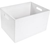 Creative Deco Caisse Bois Rangement Blanc 39 x 29 x 23 cm (+/- 1cm)