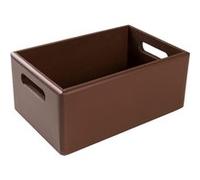 Creative Deco Caisse Bois Rangement Marron 30 x 20 x 13 cm (+/- 1cm) Boîte Bois Cuisine Noir G