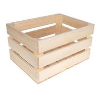 Creative Deco Caisse en Bois Naturel | 40 x 30 x 23 cm | Caisse