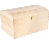 Creative Deco Grande Coffre Boite Rangement en Bois 34,5 x 25 x 19,2 cm Caisse Jouets BOIS