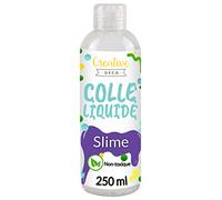 Creative Deco Colle Liquide pour Slime | 250 ml | Idéal pour Verre, Tissu, Carton, Bois, Papier | Parfait pour Bricolage et Loisir Creatif | Colle Enfant Scolaire | Non-Toxique et Transparent